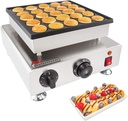 ALDKitchen Mini Dutch Pancake Maker | Poffertjes Iron | 25 Mini Pancakes | 110V