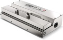 MAGIC SEAL 16'' Commercial Vacuum Sealer - All 304 Stainless Steel Constructed Automatic Vacuum Packaging Machine for Food Storage, 95kPa 400W, Easy-lock Handle, 450 Continuous Seals -MS450