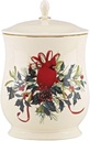 Lenox Winter Greetings Cookie Jar,Ivory