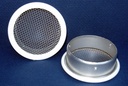 1.5" Round Open Screen Vent - White - Package of 6