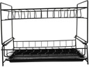1pc Kitchen Storage Shelf Draining Bowl Multi-Functional Plate Holder for Organized Dish Drying and Storage Design for Clean and Tidy Kitchen