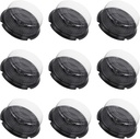 HANABASS 10Pcs Plastic Cake Container with Clear Dome Lid Disposable Cake Containers Round Cake Stackable Cake Box