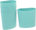 4pcs Rolling Cart Accessories Set Small Hanging Basket Cup Holder Space Saving Plastic Organizer for Kitchen Bathroom and Laundry