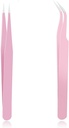 Industrial Tweezers,for Craft,Soldering, Laboratory Work, Jewelry-Making,for Modeling, Electronic Repair (2pcs This image color)