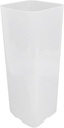 Focket Bread Container, Thick Plastic Storage Box Transparent Storage Bread Storage with Lid for Sandwich Toast Snacks Potato Chips