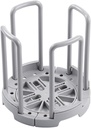 Bowl Rack, Retractable Bowl Rack Dinner Plates Retractable Plates Organizer Dish Holder Plate Dish Rack Organizer with Handle for Kitchen Bowl Organizer (Gray)