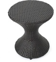Christopher Knight Home Franklin Outdoor Wicker Hourglass Side Table, Multibrown