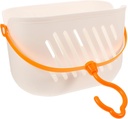 Bathroom Hanging Basket Kitchen Wall Hanger Plastic Organizer Easy Install Holds Shampoo Conditioner Bath Accessories