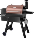 VEVOR Wood Pellet Grill Smoker, 8 in 1 BBQ Grills for Outdoor Cooking, 575 Square Inches Cook Area Electric Grill and Smoker, with LCD Screen Controller, Meat Probe, 500°F Max Temperature, Black