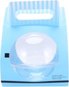 10pcs Plastic Cake Container for Storage Ball Shape Cake Box Lids for Molds