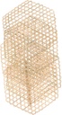 Yardwe 5pcs Bamboo Steaming Mat Round Braided Placemats Natural Placemats Food Steamers Woven Liner Mat Reusable Liners Pastry Fried Food Mats Bamboo Cooking Mat Place Mat Crafts