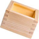 2pcs Square Sake Cup Holder Wooden Sake Utensils Japanese Drinking Utensils