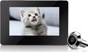 Video Doorbell Camera, 4.3 Inch Peephole Door Viewer Doorbell Camera 120° LCD 100W Pixels Smart Electronic Cat Eye Door Camera Outdoor Monitor,Smart Home Devices