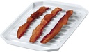 Fox Run Microwave Bacon Rack/Cooker, 8 x 9.75 x 0.5 inches, White,6574