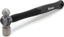 Titan 63308 8oz Ball Pein Hammer, Forged Steel Head, 11" Shock Absorbing Fiberglass Handle with Textured Rubber Grip