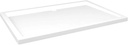 vidaXL Rectangular ABS Shower Base Tray Home Indoor Bath Bathroom Hardware Fixture Plumbing Low Threshold Shower Tray Bath Pan Base White 47.2"