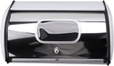 Bread Storage,Bread Box for Kitchen Countertop Iron Large Bread Box Airtight Bread Container With Windows Bread Holder for Kitchen Counter Corner Cabinet Pantry Cupboard (White)