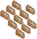 Ciieeo Cupcake Muffins Box Cupcake Packing Box Set 10pcs Baking Containers Window Insert for Sale