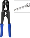 iCrimp Wire Rope Crimper for Cable Railing Swage applications, 1/8”&3/16” Single Strand Stainless Steel Tensioner Swage with Cutting Function for upto 3/16” Wire Rope IWS-2316R