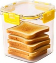 Bread Box,Small Bread Storage Box, Airtight Bread Storage Container, Perfect for Homemade Bread and Baked Bread