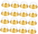 200pcs Round Moon Cake Box Locking Buckles Plastic Trays Cookie Box Asian Carrier