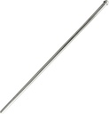 Westbrass D122-05 1/2" x 20" Brass Bullnose Faucet Riser Supply Line, Polished Nickel