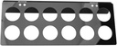 Wall Mount Coffee Pod Holder Space Saving Under Counter Coffee Pod Holder Black