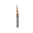 Tapered Ball Nose End Mill - 1/4" Shank, 3" Overall Length, 0.5mm Tip Radius (R0.5), 4.82° Per Side Angle - Precision CNC Tool for Hard Metals, Wood & Plastic (Professional & DIY Use)
