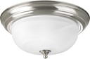 Progress Lighting P3925-09 Close-to-Ceiling, Nickel