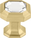 Top Knobs TK390 Chareau 1-1/8 Inch Square Cabinet Knob - Honey Bronze