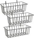 Hanging Wall Baskets Wicker Storage Baskets for Kitchen Bathroom and Home Decor