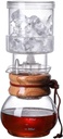 Tower Ice Coffee Maker Capacity Tea Tower,Cold Brew Drip Tower, Cold Brew Drip Tower,Iced Coffee Maker, Ice Cold Brew Dripper, Handmade Cold Brew Coffee Make with Adjustable Dripper, Detacha