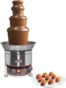 ALDKitchen 4-Tier Chocolate Fountain Machine – 3kg Capacity, Stainless Steel, Digital Thermostat 30–110°C, 300W, 110V – Commercial Fondue Fountain for Parties and Events (4 Tiers)