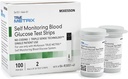 McKesson True METRIX Blood Glucose Test Strips for Diabetes [100 Strips] Self-Monitoring System