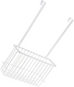 Extended Over The Cabinet Door Organizer Hanging Basket for Kitchen Bathroom Storage No Drilling Required Space-saving for Easy Access to Supplies
