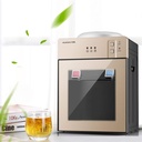 Countertop Water Cooler Dispenser, Top Loading Water Dispnenser,Holds 3.5L, 5L, 10L Water, Perfect for Homes, Kitchens, Offices, Dorms, Champagne Gold