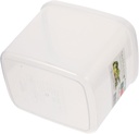Practical Plastic Bread Box Food Grade Fresh Keeping Container with Smooth Rounded Edges for Household Toast Storage and Kitchen Organization