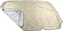 Outdoor Swing Canopy Waterproof Porch Top Cover Replacement Proof for Patio Yard Chair (Beige)