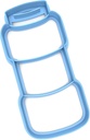Sweet Prints Inc Bubble Jar Cookie Cutter - Dishwasher Safe (6")