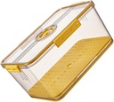 PRETYZOOM Refrigerator Storage Container Freezer Fruit Box Bread Storage Box Lid Fridge Case