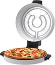 12 Inch Countertop Pizza Maker, 2000W Electric Pizza Oven, Portable Steak Machine Toaster with Fast & Efficient Cooking for Crispy Crusts (US Plug 110V)