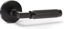 Explore Hardware London Solid Brass Passage Door Lever – Matte Black for Hallway or Closet Doors
