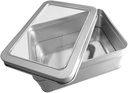 5pcs Matte Silver Tins Candy Storage Containers for Spices Tinplate Design for Gifting Organizing