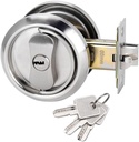 WANLIAN Door Knobs with Lock and Key,Bathroom Bedroom Door Knobs Stainless Steel 304 Interior Door Locks Keyed Entry Doorknob Tuilp Door Handle Lock with Round Knobs Lever Lockeset