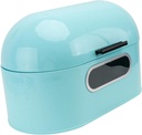 1pc Bread Box Kitchen Bread Bin Food Container Loaf Bread Holder Extra Stainless Steel Bread Bin White Bakers Rack Bread Storage Container Iron Dusting Metal Crisper