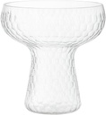 Oojami Lunara Clear Plastic Margarita Glasses, 11 oz, Set of 40, Disposable Party Cups for Cocktails (Clear Hammered)