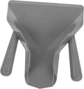 Plastic Popcorn Scoop Single-handle Serving Spoon for Snacks Ice Shovel Commercial Use Lightweight and Robust
