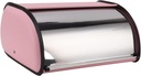 Bread Box, Mirror Glow Roll Top Bread Bin, Countertop Bread Storage Bread Holder, Bread Food Storage Container, Large Capacity Bread Keeper for Kitchen Bread Shop