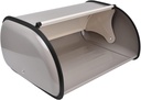Haofy Bread Box Bin, Bread Storage Containers for Homemade Bread, Bread Keeper Storage Container Airtight, Roll Top Bread Box for Kitchen Countertop Modern