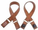JEN & CO. Versa Tote Bag Straps - Purse Straps Replacement Whipstitch Strap Whipstitch Strap for Versa Tote Bag, Brown (VSTPWS-BR)